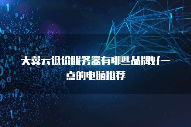 便宜服務(wù)器有哪些品牌好一點(diǎn)的電腦